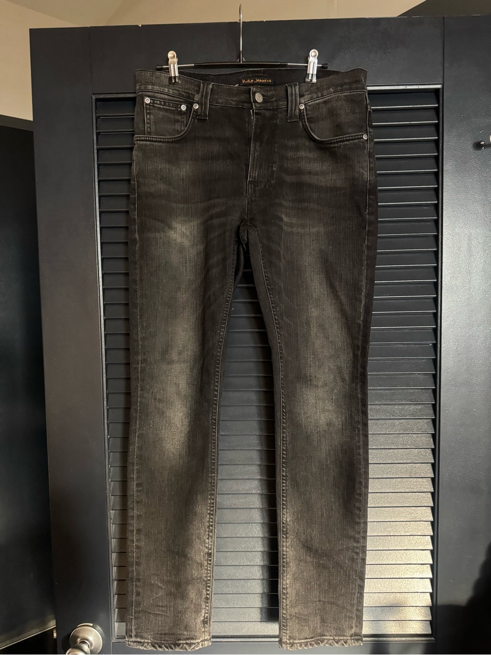 Nudie Jeans Lean Dean Black Haze Jeans W31 L32